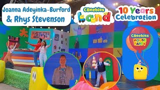 CBeebies House Party Live  Joanna amp Rhys 10 Years Celebration CBeebies Land at Alton Towers Resort [upl. by Inor50]