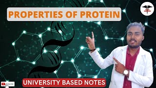 Properties of Proteins  Coagulation viscosity  colloidal nature  molecular weight [upl. by Bergen]