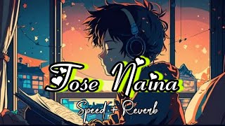 Tose Naina Speed  Reverb lofi  Arijit Singh  Mickey Virus  Romantic lofi songs 🥀 song music [upl. by Magdaia573]