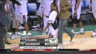 Brandon Jennings Dance against Hawks [upl. by Missy]