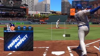 Max Muncy Two Homerun Game  MLB The Show 24 Online Rated [upl. by Dohsar]