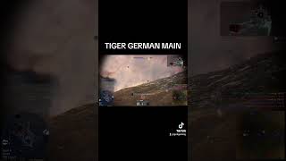 TIGER GERMAN MAIN warthunder gaming multiplayer ww2 tank aviation [upl. by Kegan]