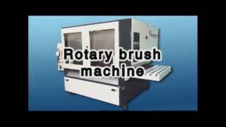 Timesavers Rotary Brush Deburring Machine [upl. by Windzer]