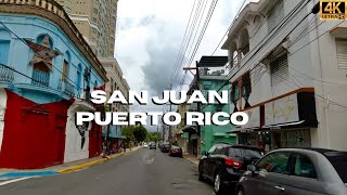 Driving San Juan Puerto Rico  Calle Loiza Santurce 4K 🇵🇷 [upl. by Runck36]