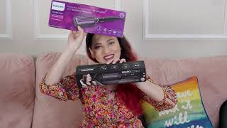 Agaro Hair Straightening Brush Vs Philips Hair Starightening Brush [upl. by Aicilyt]