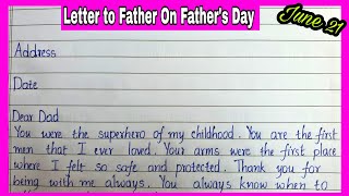 Letter To Father On Fathers Day 2021  Essential Essay Writing Letter On Fathers Day wishes [upl. by Anada509]