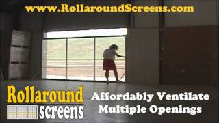 Rollaround Screens For Warehouse Doors [upl. by Nivk238]