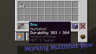 How to add working Multishot to Bows Commands in Description [upl. by Nomaid]