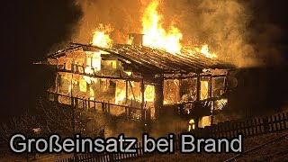 🔥 Vollbrand von Wohnhaus in Oberau 🚒 [upl. by Yeldua870]