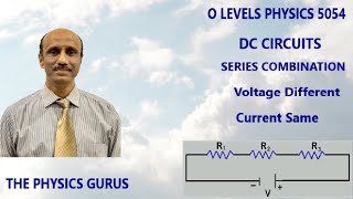 DC CircuitsResistances in SeriesExplanation with Example O Levels Physics 5054 Unit 20 Urdu [upl. by Nylodam]