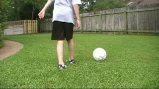 How to Curve a Soccer Ball Inside of Foot [upl. by Suoirad569]