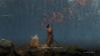 Sekiro Blackhat Badger part 4 give rice to old hag locationwalkthroughguide [upl. by Davison]