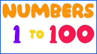 1 to 100 Numbers for Kids  Count To 100 Videos for Babies  Children Learning Number song To 100 [upl. by Nnyletak]