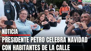 En Vivo Presidente PETRO Celebra NAVIDAD con Habitantes de la CALLE en la Casa de NARIÑO Focus [upl. by Mairym763]