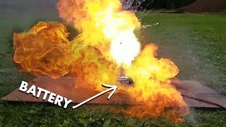 WHEN LITHIUM BATTERIES EXPLODE  VLOG0121 [upl. by Spoor562]