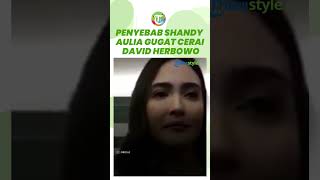 Penyebab Pesinetron Shandy Aulia Gugat Cerai David Herbowo Masalah Harta [upl. by Assiroc466]