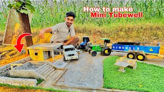 Making a mini tubewell for Mini Farm using Rc tractors 🔥Aakash946 [upl. by Fedirko]