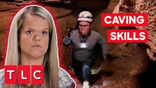 Do Little People Have An Advantage When Caving  7 Little Johnstons [upl. by Eecak]