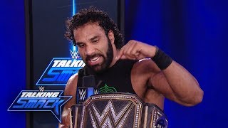 WWE Champion Jinder Mahal on the return of Great Khali and his win WWE Talking Smack July 23 2017 [upl. by Tnemelc]