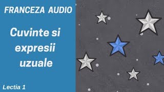 Franceza AUDIO 1  Cuvinte si expresii uzuale in franceza 2019 [upl. by Englis]