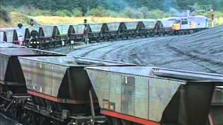 Merry Go Round  trains discharge coal at power station [upl. by Abrams]