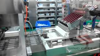 Syringe assembling production line [upl. by Tanah]