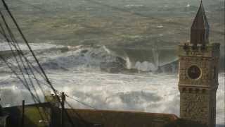 Porthleven Storm Feb 2014 [upl. by Elleryt]