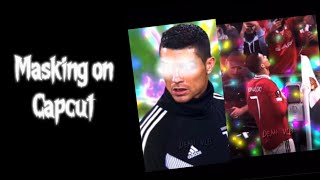 How to do masking on CAPCUT  tutorial [upl. by Elbag938]