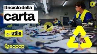 Gli altri ricicli  La CARTA Come funziona il riciclo di questa alternativa alla plastica [upl. by Heyra]