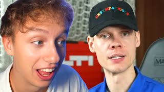 SASCHA mit NEUEM VIDEO  ANSAGE an FUNNYFRISCH  LetsHugo Reaction [upl. by Ielerol]