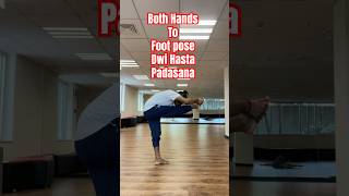 Both Hands To Foot Pose  Dwi Hasta Padasana  yogapose motivation yogaasana yoga [upl. by Ettolrahc]