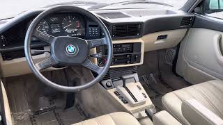 1988 BMW 528E overview [upl. by Nirahs]