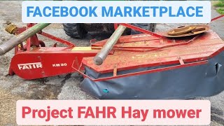 Facebook Marketplace Project Fahr KM20 Hay mower repair 2 drum mower [upl. by Esinev]