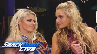 Natalya interrupts twotime SmackDown Womens Champion Alexa Bliss SmackDown LIVE Feb 28 2017 [upl. by Krueger]