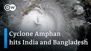 Cyclone Amphan makes landfall in India and Bangladesh  DW News [upl. by Pammy521]