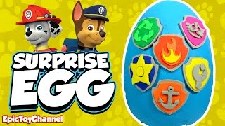 SURPRISE EGGS Paw Patrol Nickelodeon Toys Chase Ryder Marshall Learn Colors an Educational Kid Video [upl. by Salangi]