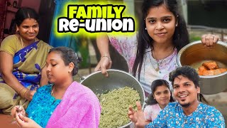 FAMILY REUNION 😭 மீன் அவியல் COOKING with my 3 Annis 😍 [upl. by Ahsekyw235]