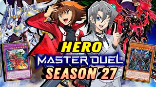 YuGiOh Master Duel  HERO SEASON 27 ROAD TO MASTER RANK 🔥 [upl. by Victory]