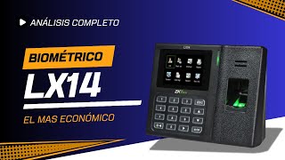 Equipo Biométrico LX14  EL MAS BARATO  SOLO USB [upl. by Ardnauq]