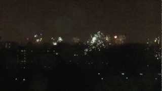 Vuurwerk boven Rotterdam Happy New Year 2013 [upl. by Stanley]