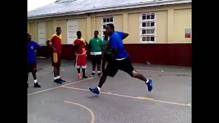 Reverse dunk at wolmers boys high school [upl. by Nilya140]