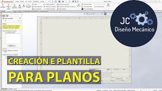 CREACION DE PLANTILA PARA PLANOS EN SOLIDWORKS [upl. by Browne]