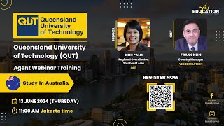 Queensland University of Technology QUT  Yes Education Agent Webinar Training [upl. by Naloc897]