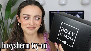 AUGUST BOXYCHARM UNBOXING  2021 Try On  First Impressions [upl. by Emse]