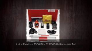 Leica FlexLine TS06 Plus 5quot R500 Reflectorless Total Station [upl. by Hound607]