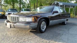 1996 Cadillac Fleetwood Brougham Start Up Exhaust and In Depth Tour [upl. by Hama]