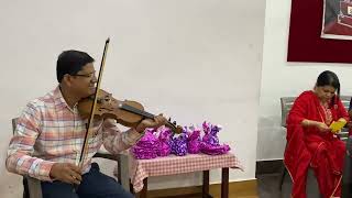 Swargaputhri Navarathri DrAldo violin [upl. by Darice640]