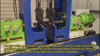 Carrier roller Automatic production equipment [upl. by Randell379]