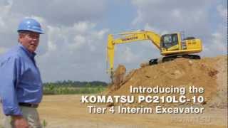 Komatsu PC210LC10 tier 4 interim excavator [upl. by Tiertza]