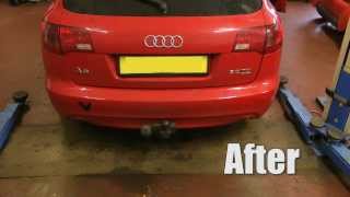 Audi 30 V6 TDI mufflerectomy sound [upl. by Noremac]